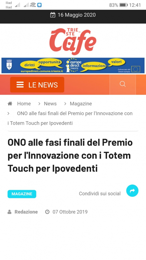 Finale Premio per l'Innovazione